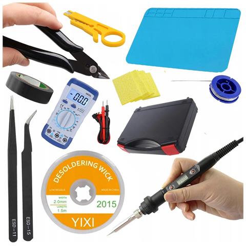 Saldatore Orange Corso Oc80w 80 W - Display Lcd, Regolazione Della Temperatura, Esd Safe | 230 V, 180-500 °c, 96 G | Kit Completo Per Lavori Di Precisione - Foto 1