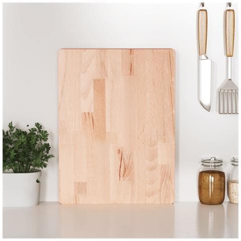 Tagliere 40x30x4 cm in Legno Massello di Faggio - Foto 2