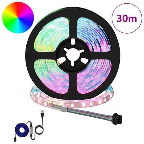 Striscia LED 12 pcs Nero e trasparente 2500 mm Rame e plastica - Foto 2