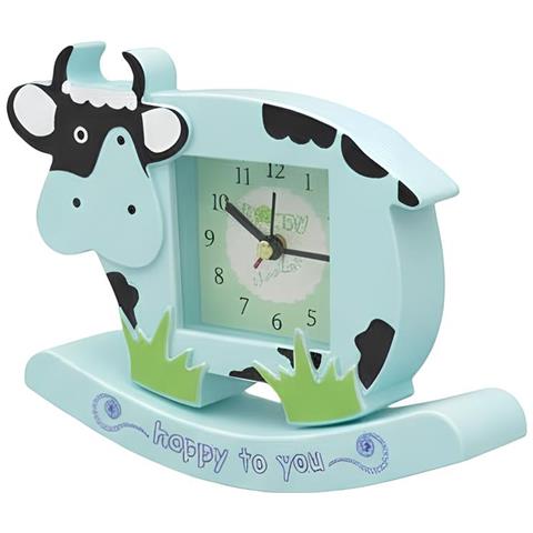 Sveglia Analogica Per Bambini Design Mucca Modello Happy To You - Foto 1
