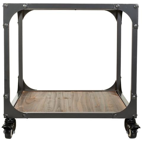 Tavolo In Metallo E Legno 50x50x50h Cm - Foto 2