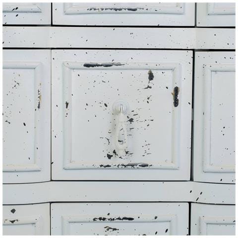Cassettiera In Legno Laccato Bianco 120x51x84h - Foto 8