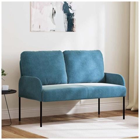 Divani con cuscino 110cm Blu Legno compensato - Foto 2