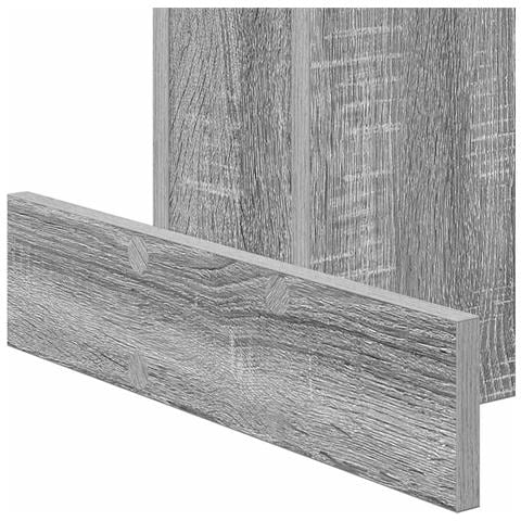 Tavolino Grigio Sonoma 44,5 x 45 x 55 cm Legno multistrato - Foto 9