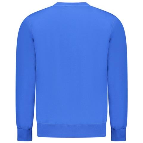 FELPA DA UOMO CON CERNIERA BLU - Colore: Blu, Taglia: M - Foto 2