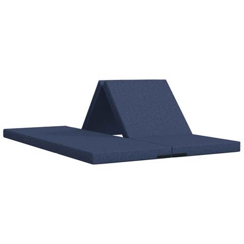 Divano Letto Pieghevole 140 x 67 x 45 cm Blu - Foto 1