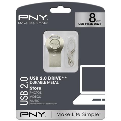 Chiavetta USB Attachè i 8 GB Interfaccia USB 2.0 Colore Oro - Foto 3