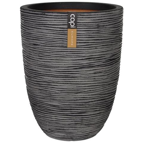 Vaso Nature Rib Elegante Basso 46x58 cm Antracite KOFZ783 - Foto 1