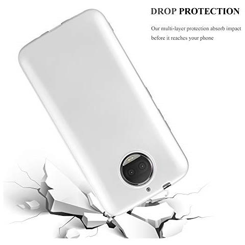 Custodia Compatibile Con Motorola Moto G5s Plus In Argento Metallico - Coperchio Protettivo In Silicone Tpu Flessibile - Foto 2