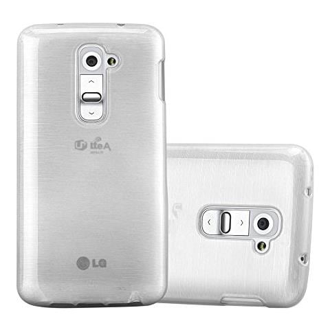 Custodia Compatibile Con Lg G2 Mini In Argento - Coperchio Protettivo In Silicone Tpu Flessibile Con Design Spazzolato - Foto 1