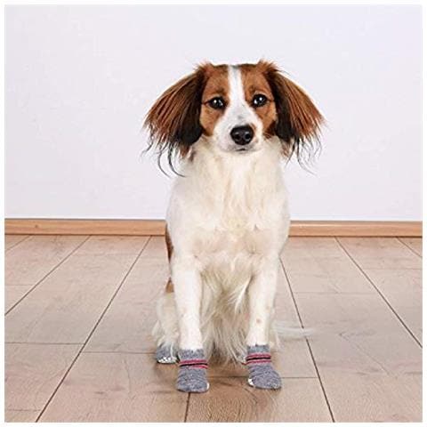 Anti-slip Dog Socks, M-l, Grigio - Foto 2