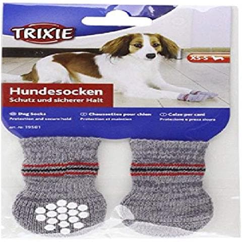 Anti-slip Dog Socks, M-l, Grigio - Foto 1