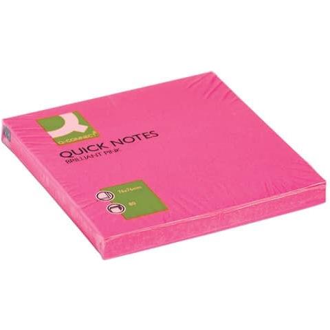 Foglietti Riposizionabili 70 G / m² Fucsia Neon 76x76 Mm 6 Blocchetti Da 75 Ff - Kf10516 - Foto 1