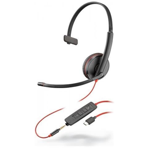 Poly Blackwire C3215 Cuffia Padiglione Auricolare Nero - Foto 1