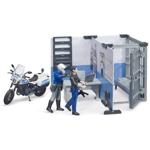 Stazione Di Polizia Con Motocicletta - Foto 1