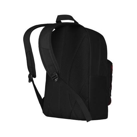 Zaino Crango per Notebook fino a 16" in Poliestere Colore Nero e Rosso - Foto 1