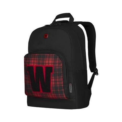 Zaino Crango per Notebook fino a 16" in Poliestere Colore Nero e Rosso - Foto 4