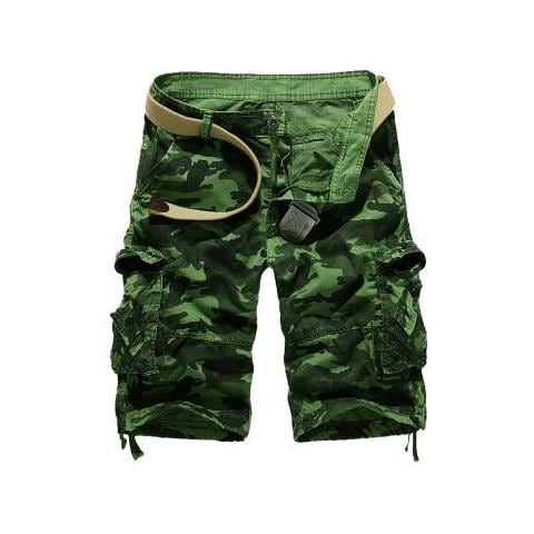 SLOWMOOSE - Pantaloncini Cargo Larghi Mimetici, Pantaloni Mimetici Militari  Estivi Da Uomo [ verde / 30] - ePRICE