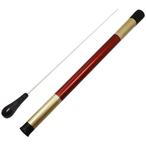 Musica Baton Orchestra Baton Direzione Di Banda Baton Con Tubo Sleeve (nero Wood)  - Foto 1