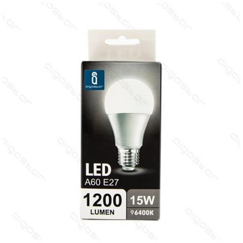 Lampadina Led A5 A60 15w Attacco E27 1200 Lumen Color Box 6400k Luce Fredda Misura D60h119mm Equivale 120w Incandescenza - Foto 2