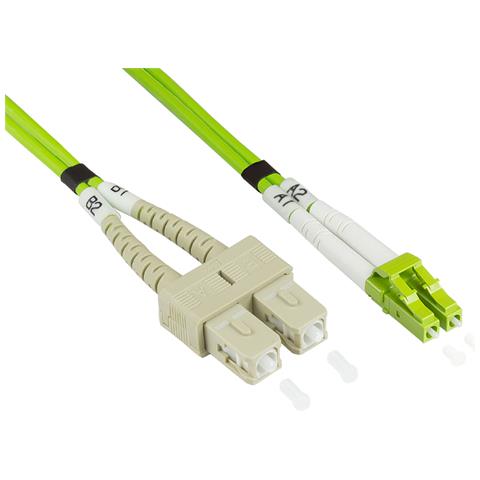 LW-802LS5 cavo InfiniBand e in fibra ottica 2 m 2x LC 2x SC Verde - Foto 1