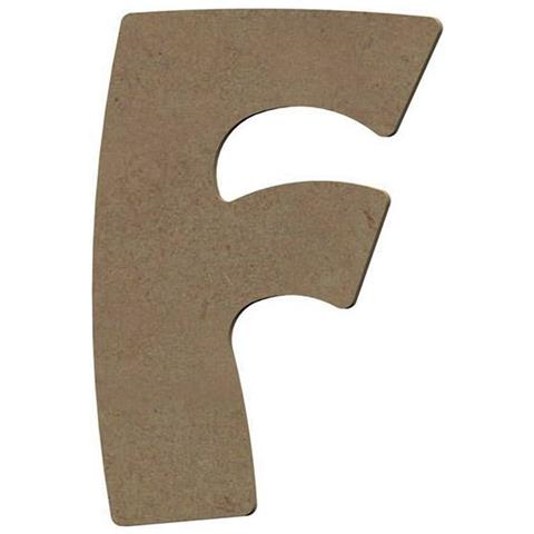 Lettera Maiuscola F In Legno Mdf Per La Decorazione - 15 Cm - Foto 1