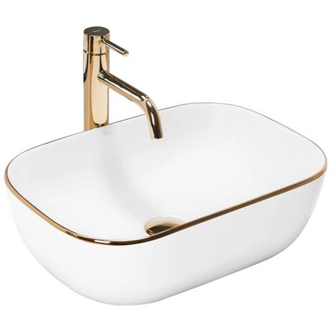 Lavabo Da Appoggio Belinda Gold Edge - Foto 1