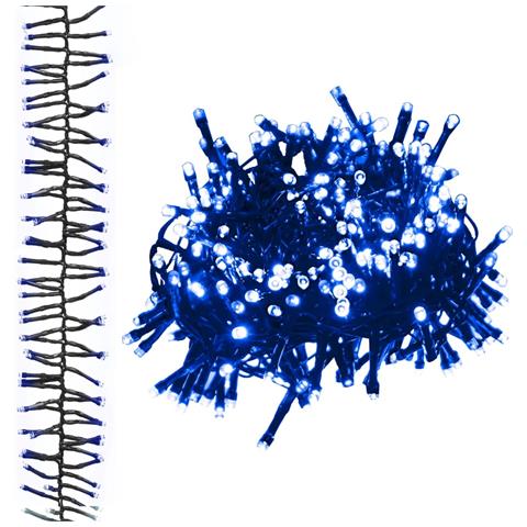 Gruppo Stringa Led Con 2000 Luci Led Blu 40 M Pvc - Foto 1