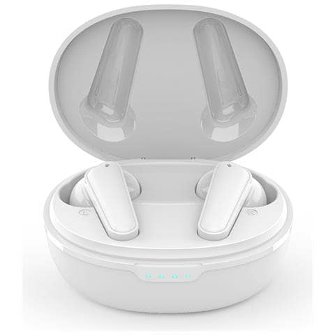Auricolari Wireless Bluetooth TWS158 con Custodia di Ricarica Funzioni ENC /ANC Autonomia fino a 7 ore Colore Bianco - Foto 1