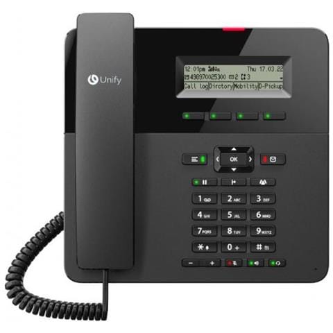 Unify Openscape Desk Phone Cp210 Telefono Analogico Nero (openscape Deskphone Cp210) - Versione Uk - Foto 1