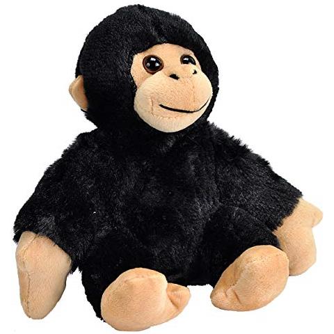 Peluche Scimpanza, Animale Farcito, Peluche, Regali Per Bambini, Hugems 7 Pollici - Foto 1