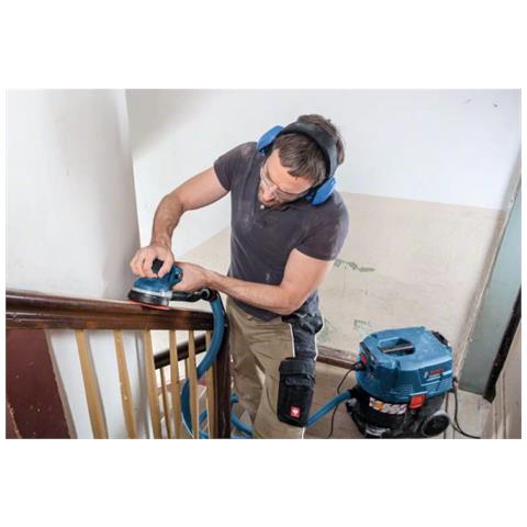 Bosch Get 55-125 Professional Levigatrice Orbitale Casuale 7800 Giri /min 15600 Opm Nero, Blu 550 W - Foto 2
