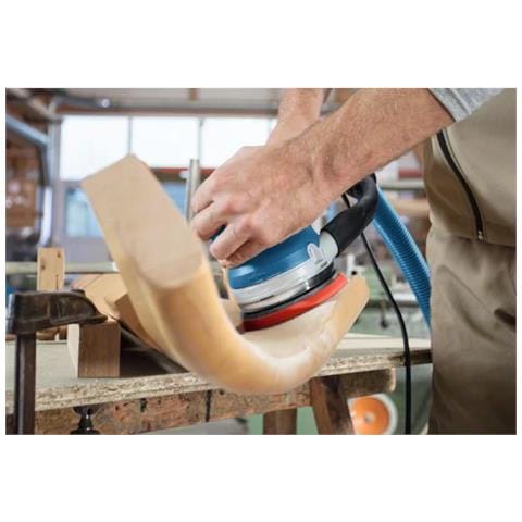 Bosch Get 55-125 Professional Levigatrice Orbitale Casuale 7800 Giri /min 15600 Opm Nero, Blu 550 W - Foto 3