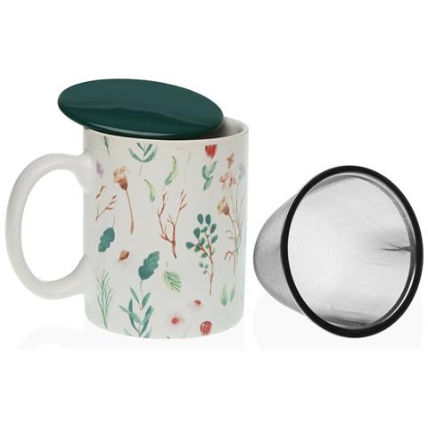 Tazza Con Filtro Per Infusioni Sansa Porcellana Gres - Foto 1