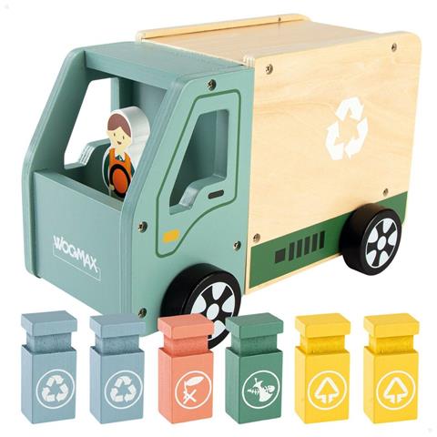 Camion Della Spazzatura 8 Pezzi Giocattolo 24 X 15 X 13,5 Cm (4 Unità) - Foto 7