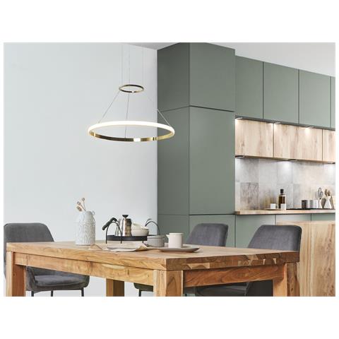 Lampadario A Led Tano Metallo Oro - Foto 1