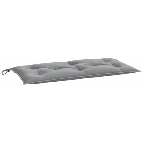 Cuscino Per Panca Grigio 110x50x7 Cm In Tessuto Oxford - Foto 2