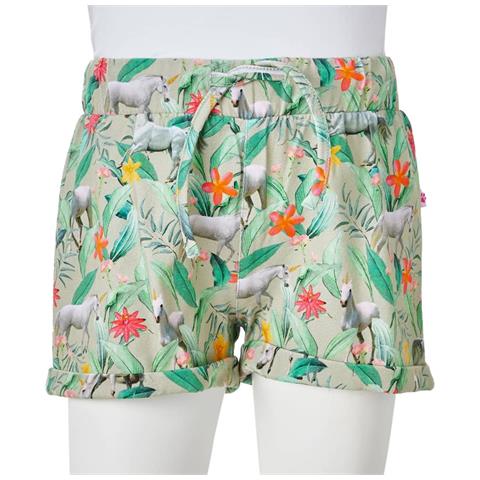 Pantaloncini Bambino Coulisse Khaki Chiaro 128 - Foto 8