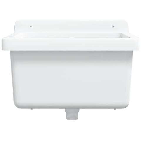 Lavabo A Parete Bianco 40x40x24 Cm In Resina - Foto 2