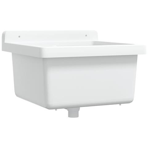 Lavabo A Parete Bianco 40x40x24 Cm In Resina - Foto 1