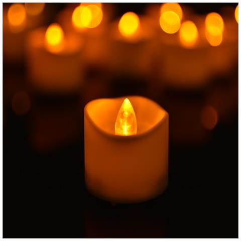 Candele Led Da Tè Da 10 Pezzi, Candele Senza Fiamma A Batteria - Foto 1
