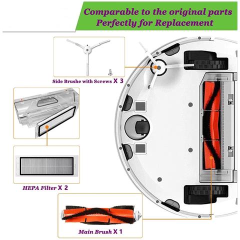 Kit Di Parti Di Ricambio Per Aspirapolvere Robot Xiaomi Roborock - Foto 1