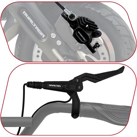 Kit Freno Anteriore Idraulico Per Monopattino Dualtron Victor, Nero - Foto 4