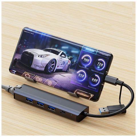 Docking Station Multifunzionale 5 In 1 Con Gigabit Ethernet - Foto 5