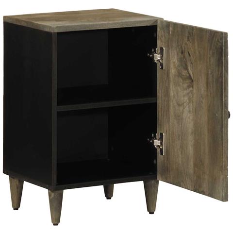 Mobile Da Bagno 38x33x58 Cm In Legno Massello Di Mango - Foto 2