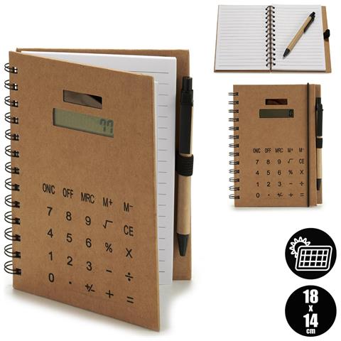Quaderno Calcolatrice Con Penna 14 Cm. - Foto 3
