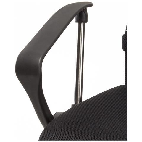 Poltrona Ergonomica Operativa Da Ufficio In Mesh Ed Ecopelle Modello Matrix - Foto 2