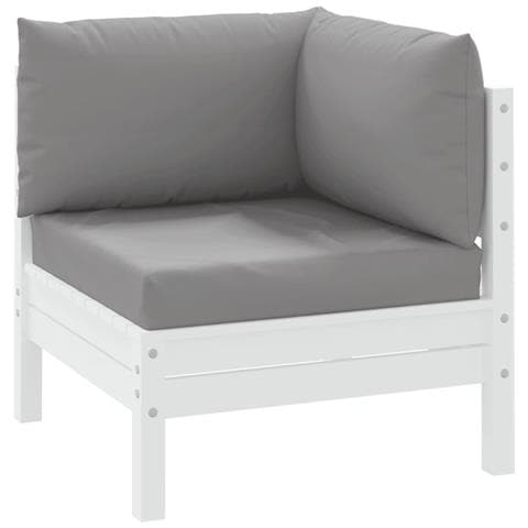 Cuscini Per Pallet 3 Pz Grigi In Tessuto Oxford - Foto 2