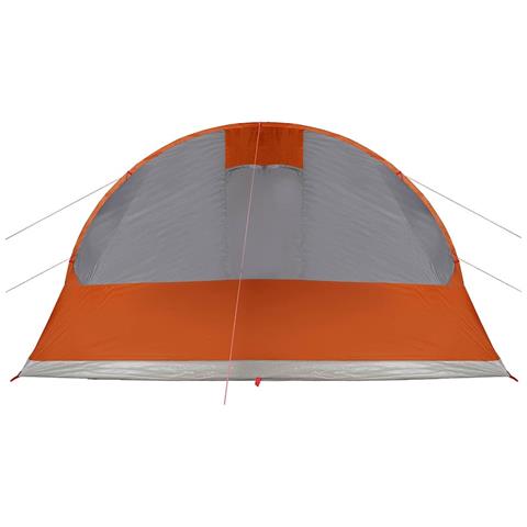 Tenda da Campeggio a Tunnel per 5 Persone Grigio e Arancione - Foto 8