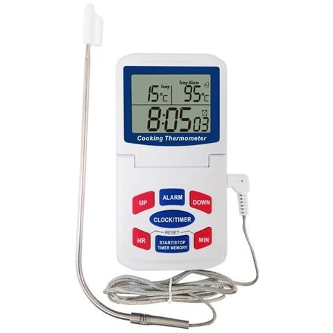 Termometro Digitale Per Alimenti Con Sonda Pieghevole Per Cucinare - Foto 1